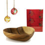 Kerstpakket houten hart