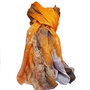 Sjaal zijde oranje