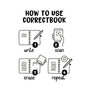 Correctbook A6 Botanical gelinieerd