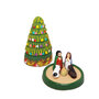 Kerstgroep onder kerstboom