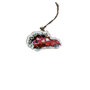 Auto bloemen rood