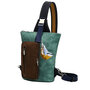 Cross body aqua bruin