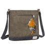 Cross body bruin grijs