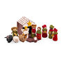 Kerstgroep vilt rood groen