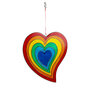 Suncatcher hars hart regenboog 