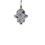 Decor hanger blauw wit