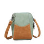 Crossbody LP lightblue cognac