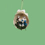 Kerstgroep mais 1/2 bol hangend