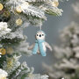 Hanger pinguïn ijsblauw