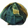 Sjaal 100% wol  herfstgroen