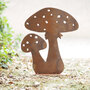 Paddenstoelen op voet