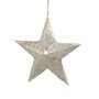 Kerstster capiz wit
