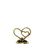 Bronzen hart in hart
