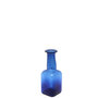 Vaasje blauw gerecycled glas