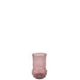Vaasje roze gerecycled glas